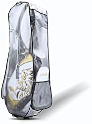 KYTAI Golf Bag Rain Cover Hood Waterproof, Clear Protection Cover with Hood for Golf Push Carts.