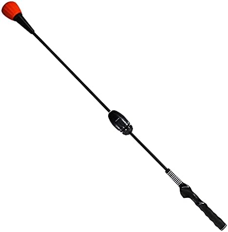 21x4oSvjS._AC_.jpg Asyxstar Golf Swing Trainer Aid - Power Flex Golf Swing Training aid for Strength and Tempo Golf Warm Up Stick with Adjustable 6 Strength and Speed Zone Settings - Image 1