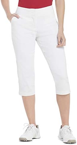 IZOD Women's Golf Stretch Capri Pant with Pockets