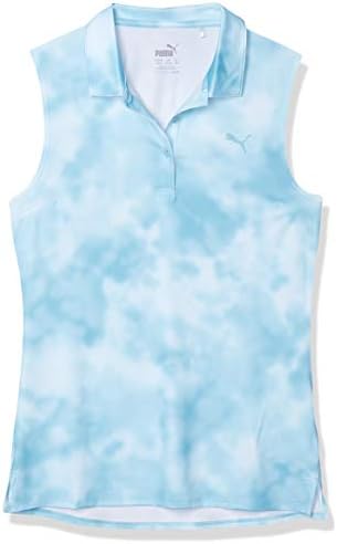 PUMA Girl's Golf 2020 Tie Dye Sleeveless Polo