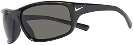 Nike Golf Adrenaline Sunglasses, Mercury Grey/Silver Frame, Grey Lens