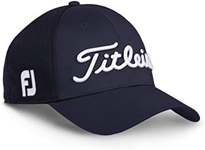 Titleist Golf- Tour Sports Mesh Cap Legacy Collection Navy/White Small/Medium