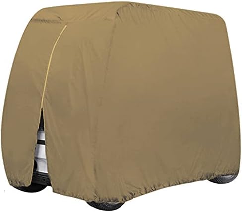 314qI1-gJUS._AC_.jpg NOXNEX Golf Cart Cover 4 Passenger Golf Cart Enclosure UTV Covers Universal Fits for Easy EZ GO,Club Car and Yamaha Cart Sunproof Dustproof Durable - Image 1