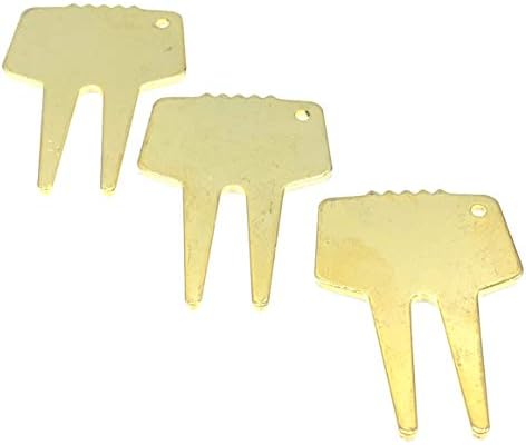 316nkDjzxCL._AC_.jpg Moore Golfing Divot Repail Tool Club Rest Steel 3 Pack Gold - Image 1