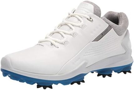 ECCO Men's Biom G 3 Gore-Tex Golf Shoe, White, 5-5.5