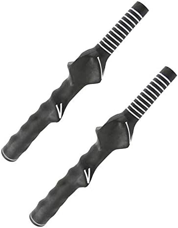 Yuyeran 2Pcs Right-Hand Golf Training Grip Golf Club Grip RH Practice Aid Golf Swing Trainer Accessories