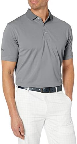 Callaway Men's Short Sleeve Opti-Shield 15 Ottoman Polo