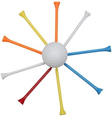 Ubrand Golf Accessories Durable Plastic Golf tee Multi-Color, Multi-Size Options (83mm)