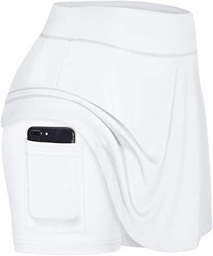 Blevonh Women's Tennis Skort Active Pleated Skirts with Pocket for Running Golf