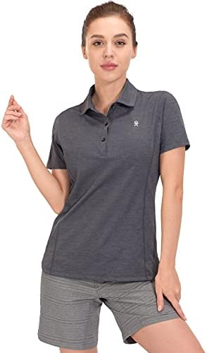Little Donkey Andy Women's Quick Dry Lightweight Golf Polo Shirt Short Sleeve Moisture Wicking Tees