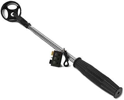 Club Champs Golf Ball Retriever and 3-in-1 Pocket Golf Club Brush Accessories Set, Lightweight, Picks Up Ball from Water Hazards, Telescopic, Collapsible