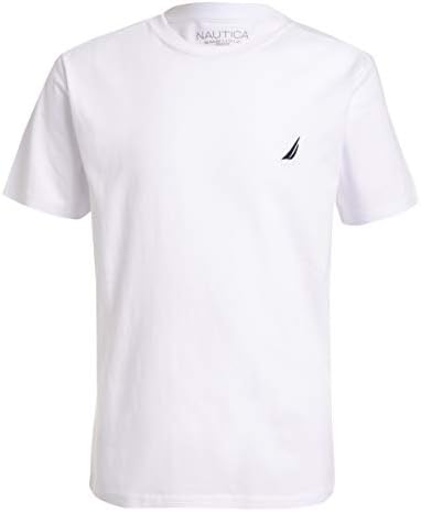 Nautica Boys' Short Sleeve Solid Crew Neck T-Shirt