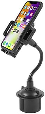 Car Cup Phone Holder Mount, Insten Adjustable Cell Phone 360 Rotatable Cradle with Long Neck Compatible with iPhone 11/11 Pro/11 Pro Max/XS Max XR 8 + Galaxy S10/S10 +/S9 Note 10/20 Ultra/Smartphones