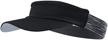 WRELS Sun Visor for Men Women，Soft Lightweight Adjustable Hat with Sweatband Cap for Outdoor Sports