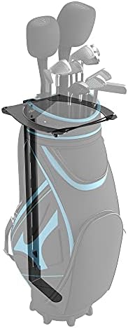 Koova Golf Bag Storage Rack- Wall Mount Garage Organizer for Golf Clubs - Fits Any Size Cart or Stand Bag - Easy to Install and Use - Gets Your Clubs Off The Floor - Made in USA