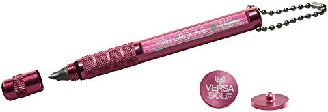 31d8bX-NJeL._AC_.jpg TruGroove Golf Club Groove Sharpener - Improved Backspin and Ball Control - Wedges and Irons - with 2 Free Color Matched Ball Markers - Made in USA - Image 1