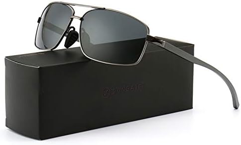 31eCJO3UQAL._AC_.jpg SUNGAIT Ultra Lightweight Rectangular Polarized Sunglasses UV400 Protection - Image 1