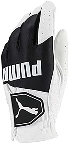 Puma Golf 2018 Kid's Golf Glove (Bright White-Puma Black, Large)