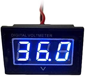 Automotive Authority LLC 36V Golf Cart Digital Volt Meter Battery Gauge for Club Car EZGO Yamaha 36 Volts - Blue