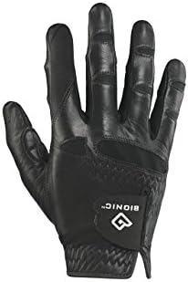 Bionic GGNBMRML Men's StableGrip with Natural Fit Black Golf Glove, Right Hand, Medium/Large