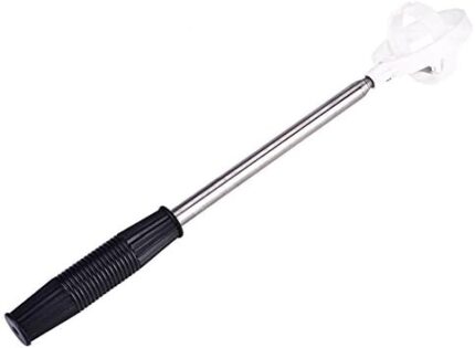 Keenso Golf Ball Retrievers Telescopic Pick-up Tool Fixed Ball Scoop (White)