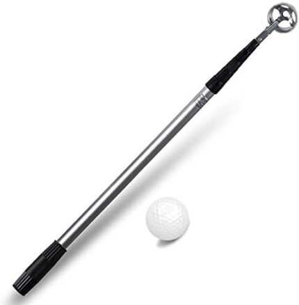HAIYUE Golf Ball Retriever Telescopic Water Ball Pick Up Tool Automatic Locking Scoop Sucker