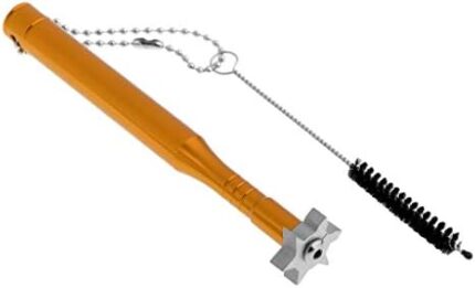 LoveinDIY Golf Club Iron Groove Sharpener Grooving Cutter & Brush Cleaner V U Square