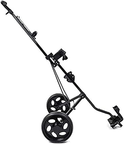 Golf Push Cart Golf trolleys Foldable Golf | ONE Second to Open and Close 2 Wheel Lightweight Golf Push-Pull Cart Golf carts