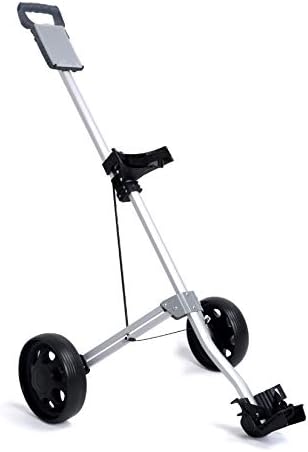 KXDLR Golf Push Cart 2 Wheel Folding Pull Golf Cart with Multifunction Scoreboard Lightweight Golf Walking Push Cart Trolley for Golf Clubs Men Women/Kids Practice and Game Golf Accessories