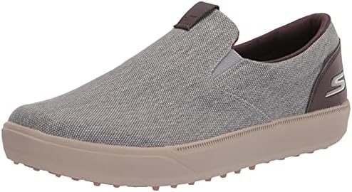 41-XF4UUewS._AC_.jpg Skechers Men's Drive 4 Course Relaxed Fit Canvas Slip on Golf Shoe - Image 1