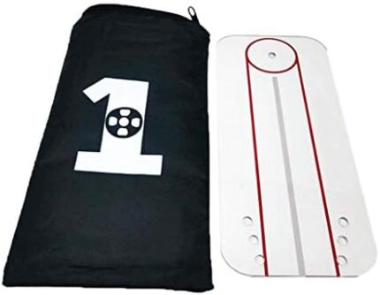 chengzui Golf Putting Training Aid Practice Putting Alignment Tool Putting Mats Mirror Protable Easy Operation Sports and Entertainment Accessories Golf Training Equipment