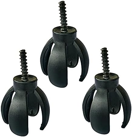 411VDe0bsWS._AC_.jpg Pirhosigma 3 PCs Golf Ball Retriever Grabber Four-Prong Pick Up Back Saver Claw Put On Putter - Image 1