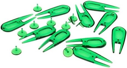 Dovewill Plastic Divot Repair Tool and Golf Ball Marker, 10 Pieces