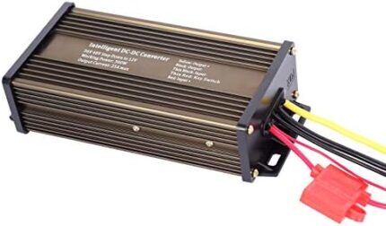 Pro Chaser DC-DC Golf Carts RVs 48V 36V Volt Voltage to 12V Step Down Voltage Reducer Regulator for Headlights Taillights Solar Panels Radios (25A 300W)