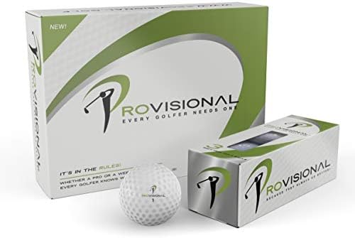 412Vfa3uXUL._AC_.jpg Provisional Golf Balls - Box of 12 Balls (Contains 4 Sleeves of 3) - Image 1