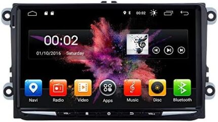 Android 10.0 Car Stereo GPS Navigation Radio Player for VW Golf 5 6 Polo Passat B6 Jetta Tiguan Touran Skoda 9 Inch IPS Split Touch Screen WiFi Head Unit