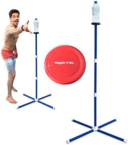 413ls5v09wL._AC_.jpg GIGGLE N GO Outdoor Games for Kids - Yard Games, Sports Gifts for Boys, Girls. Teenage Boy Gifts, Only One That Can Be Played on All Surfaces. Teen Boy Gifts for Lawn, Beach, Camping or Outside Games - Image 1