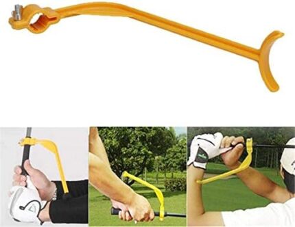 DPFXNN Training Aids Swing Golf Strailboard, Club Gesture Correct Wrist Aid Correction Trainer Hinge Practicing Guide, for Beginner