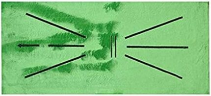 HENXING Upgrade Golf Training Mat, Swing Detection Batting, Mini Golf Practice Training Rug, Putting Practice Aids Equipment, Portable Golf Hitting Turf Mat Gift for Home Outdoor Use Non-Slip…