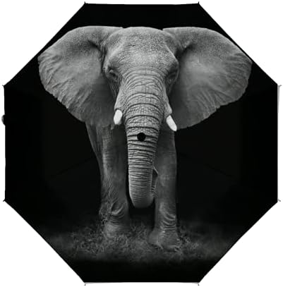 OcuteO Auto Open Close Umbrella Retro Beautiful African Women Vintage Automatic Compact Travel Sun Rain Golf Windproof Folding Umbrella Portable Auto Open Close Parasol for Women Kids Men Girls