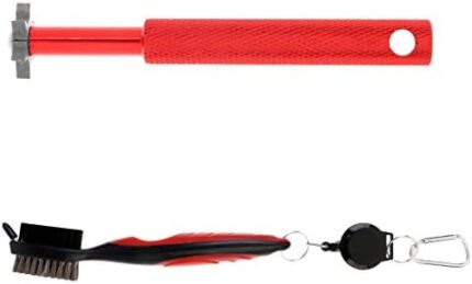 LoveinDIY Golf Club Sharpener Groove Regrooving Tool + Groove Dual Side Cleaning