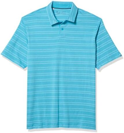 Under Armour Men's Charged Cotton Scramble Stripe Golf Polo