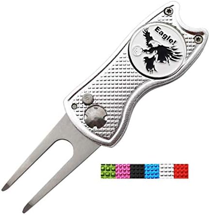 415O0GjTwfL._AC_.jpg N/N Metal Foldable Golf Divot Repair Tool with Golf Ball Marker - Image 1