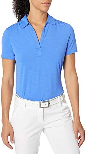 Callaway Women's Short Sleeve Tonal Stripe Polo Shirt