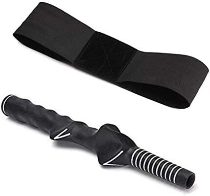 TOBWOLF Golf Swing Training Aid, Golf Arm Band & Training Grip, Professional Posture Motion Correction Practice Tools