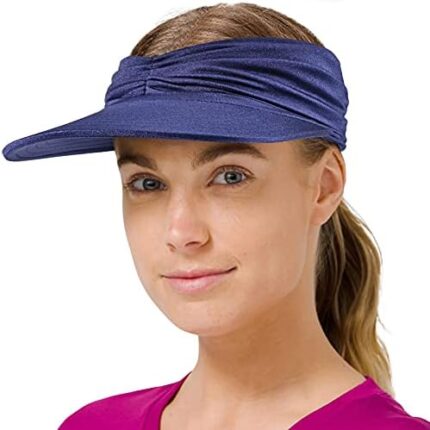 Sun Visor Hats for Women Sport Ladies Sun Protection Beach Hat for Jogging Running Golf Tennis