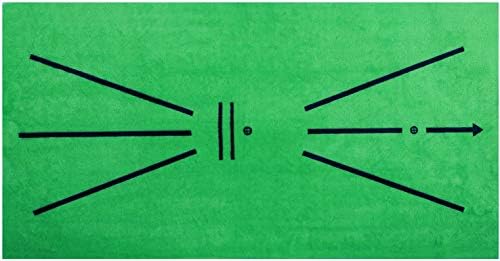 416xdP5rmdL._AC_.jpg Mikakuki Golf Training Mat, Mini Golf Practice Training Aid Rug for Swing Detection Batting, Game and Gift for Home/Office/Outdoor(12" X 24") - Image 1