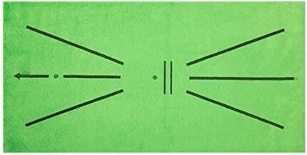 LANQKUISZ Golf Training Mat, Mat for Swing Detection Batting Mini Golf Practice Training Aid Game，Gift for Home Office Outdoo