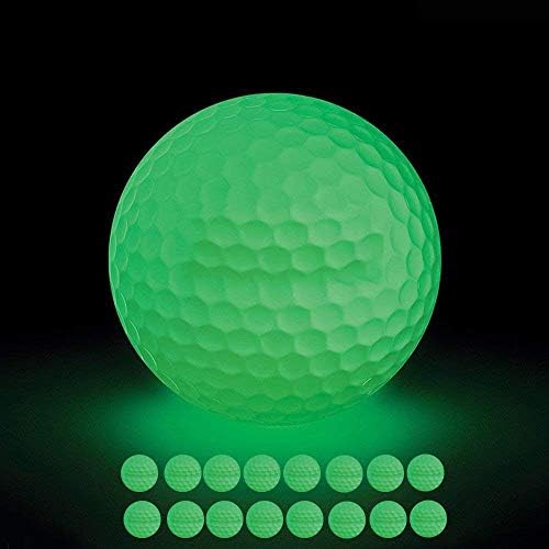 418WZJru25L._AC_.jpg VinBee 16 Pack Luminous Night Golf Balls Glow in The Dark Best Hitting Tournament Fluorescent Golf Ball Long Lasting Bright Luminous Balls No LED Inside - Image 1