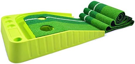 419VgqmZNoL._AC_.jpg LOVEPET Indoor Golf Putt Trainer Putting Mats Practice Blanket Set Training Equipment with Return Track 30X250cm/30X300cm - Image 1